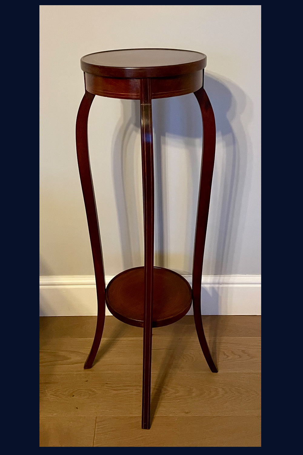 Wonderland Furniture Collection: Edwardian Mahogany Torchiere/Plant/Sculpture Stand