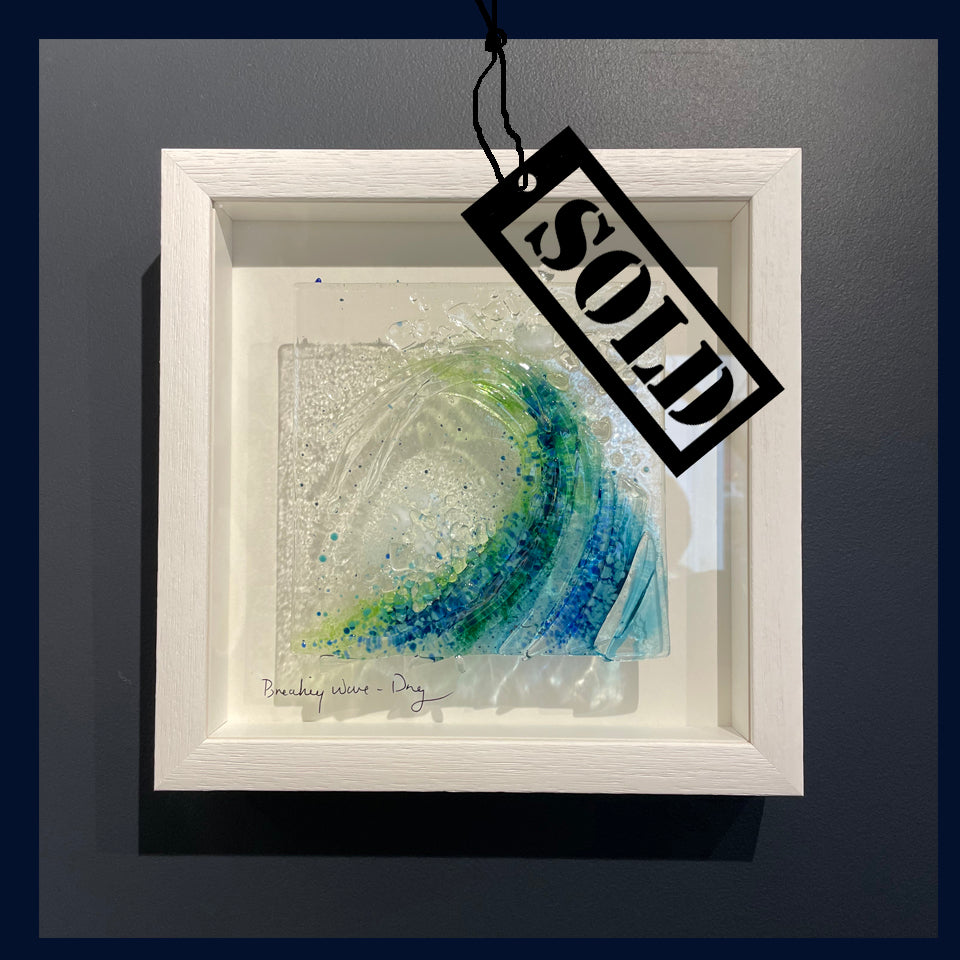 SOLD - Small Tidal Wave 7: Glass Art by Dreya Bennett