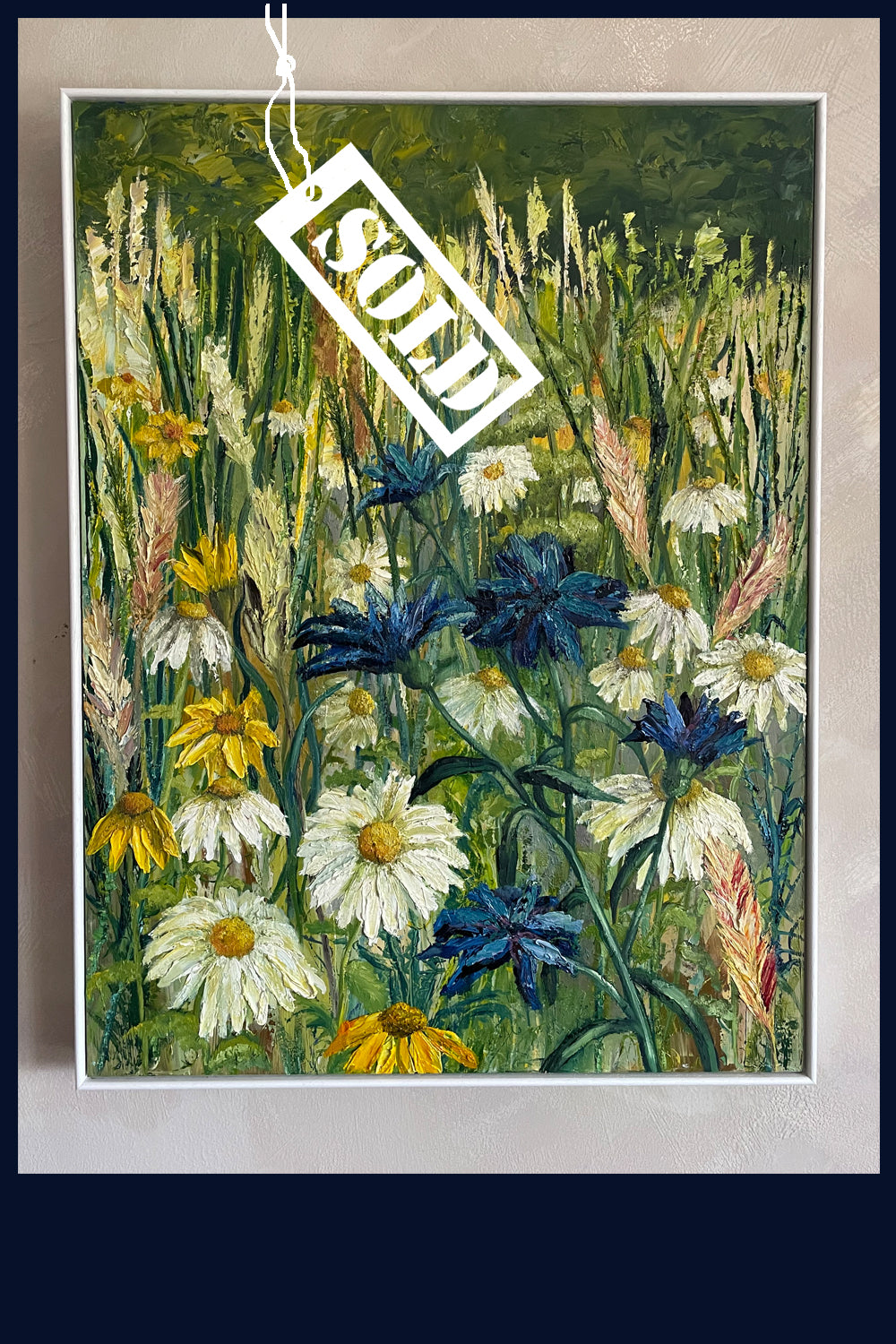 SOLD Fields of Wonder Collection: Summer Tapestry. Original Oil Painting
