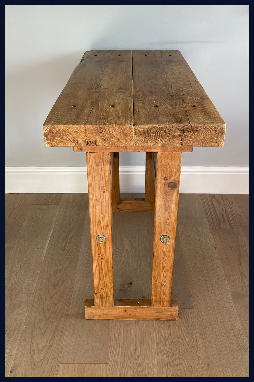 Wonderland Furniture Collection: Rustic Old Chunky Pine Side Table