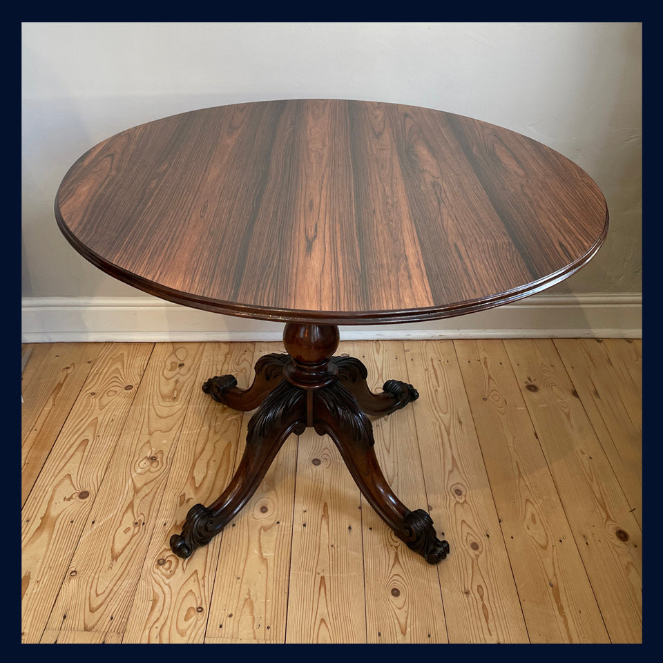 Victorian Rosewood Tilt-Top Loo Table